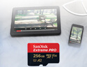 閃迪（SanDisk）256GB TF（MicroSD）內存卡 A2 4K V30 U3 C10 至尊超極速移動(dòng)存儲卡 讀速200MB/s 寫(xiě)速140MB/s 曬單實(shí)拍圖