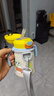 皇寵保溫杯兒童水杯寶寶學(xué)飲杯吸管杯幼兒園外出不銹鋼水壺 黃350ml 曬單實(shí)拍圖