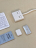奧?？啤?C認證】小方磚桌面充電站USB插座插排8合1充電器插線(xiàn)板接線(xiàn)板適用蘋(píng)果小米全長(cháng)1.8米白 曬單實(shí)拍圖