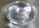 品喻（PINYU）玻璃雙耳透明玻璃碗帶蓋微波爐碗耐熱湯碗面碗沙拉碗泡面蒸蛋羹碗 曬單實拍圖