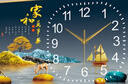 鵬創(chuàng  )現代輕奢鐘表掛鐘客廳家用時(shí)尚萬(wàn)年歷電子鐘餐廳裝飾畫(huà)日歷表時(shí)鐘 曬單實(shí)拍圖