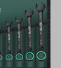 綠林（GREENER）【大師系列】棘輪扳手工業(yè)級六角板手快速開(kāi)口兩用板子工具套裝 【榮耀黑6-19】加長(cháng)棘輪8件套裝 曬單實(shí)拍圖