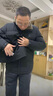 啄木鳥(niǎo)羽絨服男爸爸裝冬季羽絨外套中年男士加厚防寒服爺爺冬裝老人衣服 黑色【90%羽絨】 XL 180【建議126-140斤】 曬單實(shí)拍圖