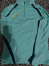 JOMA反絨長(cháng)袖運動(dòng)T恤男衛衣保暖速干半拉鏈訓練服跑步籃球足球運動(dòng)服 淺水綠 L 曬單實(shí)拍圖