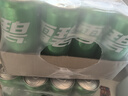可口可樂(lè )（Coca-Cola）檀健次代言 雪碧Sprite檸檬味碳酸飲料 中秋禮品 330ml*24摩登罐  曬單實(shí)拍圖