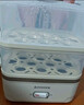 志高（CHIGO）煮蛋器蒸蛋器 電蒸鍋單雙層多功能早餐煮蛋機 小型蒸雞蛋羹神器一體機一人用自動(dòng)斷電2025款ZDQ204 曬單實(shí)拍圖
