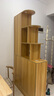 博驥鞋柜一體門(mén)廳成套家具客廳儲物柜入戶(hù)正對門(mén)屏風(fēng)柜隔斷柜 【淺胡桃】100x30x200cm 曬單實(shí)拍圖
