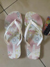 黑瑪【新品】人字拖女夏外穿夾趾涼拖洗澡防滑情侶沙灘夾腳拖鞋 透明 36 曬單實(shí)拍圖