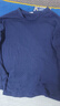 AB內衣秋冬男保暖上衣單件秋冬圓領(lǐng)棉毛衫秋衣   藏青 XL 曬單實(shí)拍圖