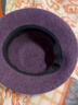 恒源祥帽子女冬季保暖羊毛呢盆帽中老年人女士媽媽禮帽冬天老人奶奶女帽 紫紅色 可調節(送帽撐) 曬單實(shí)拍圖