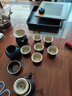 京東京造 茶具整套 功夫茶具陶瓷套裝茶壺茶杯茶盤(pán)【黑陶提梁壺】 12件套  曬單實(shí)拍圖