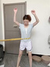 健型師彈簧呼啦圈初學(xué)者軟體呼啦圈女士減肚子美腰瘦腰加重收腹減肥神器 全新升級【加強針織款】-金麥黃 曬單實(shí)拍圖