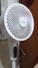 美的（Midea）空氣循環(huán)扇 電風(fēng)扇家用立式落地語(yǔ)音風(fēng)扇直流變頻輕音節能小風(fēng)扇抑菌凈化電扇  GDI24WG 曬單實(shí)拍圖