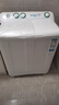 海爾（Haier）【雙重補貼】小神螺洗衣機半自動(dòng)雙缸雙桶9KG強力去污操作簡(jiǎn)單老人輕松用水電分離移動(dòng)腳輪可挪動(dòng) 9公斤小神螺【現貨充足 多倉就近速發(fā) 鄉鎮可達】 曬單實(shí)拍圖