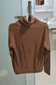 優(yōu)衣庫女裝HEATTECH搖粒絨兩翻領(lǐng)套頭衫/長(cháng)袖高領(lǐng)470142 32 深米色 L /160/88A 曬單實(shí)拍圖