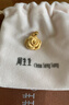 周生生黃金吊墜 玫瑰花 足金掛墜女 不含項鏈78715P計價(jià)3.3克 曬單實(shí)拍圖