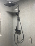 九牧（JOMOO） 花灑淋浴套裝鋼琴鍵大置物噴槍自動(dòng)除垢頂噴淋浴器琴雨系列 精銅耐用水路36602【槍灰】爆款 曬單實(shí)拍圖