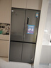 美的（Midea）571十字門(mén)冰箱零嵌入式超薄冰箱一級能效雙變頻風(fēng)冷無(wú)霜底部散熱家用電冰箱 以舊換新國家補貼20% 【25年新款】571幻影砂十字零嵌冰箱 曬單實(shí)拍圖