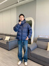 EMPORIO ARMANI/阿瑪尼官方旗艦新款男士80白鴨絨絎縫面包羽絨服外套秋季 UB118-海軍藍色 50 (L) (推薦：150-165斤) 曬單實(shí)拍圖