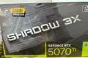 微星（MSI）幻影師 GeForce RTX 5070 Ti 16G SHADOW 3X 電競游戲設計智能學(xué)習獨立顯卡 曬單實(shí)拍圖