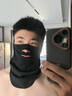 滑雪面罩護臉冬季滑雪裝備騎行保暖面罩防風(fēng)頭套護頸圍脖護耳罩 黑色-發(fā)帶護鼻款（男女同款） 均碼 曬單實(shí)拍圖