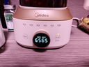 美的（Midea）全玻璃養生壺全自動(dòng)燒水壺母嬰恒溫電熱水壺花茶壺全包裹護底防碎1.5L MK-YS15B201 曬單實(shí)拍圖