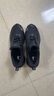 喬丹雨燕5男鞋冬季跑步鞋革面皮面運動(dòng)鞋青少年男減震防水跑鞋 男跑-黑色/電掣灰 41 曬單實(shí)拍圖