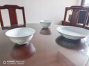 富玉景德鎮餐具整套輕奢高級感新款碗盤(pán)餐具中式青瓷玲瓏陶瓷碗盤(pán)子 青釉玉牡丹餐具 29頭 曬單實(shí)拍圖