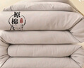 雅鹿大豆四季通用被子宿舍單人被芯學(xué)生棉被1.5米x2米春秋冬被3-4-6斤 原棉-煙灰色【A類(lèi)可裸睡】 150x200cm重約4斤（春秋被） 曬單實(shí)拍圖
