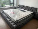 尚華仕布藝床主臥大床雙人床美式輕奢大小戶(hù)型拉扣床頭落地床榻榻米婚床 床+1個(gè)床頭柜 1000mm*1900mm 框架結構 曬單實(shí)拍圖