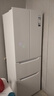 奧馬（Homa）290升60cm超薄嵌入小戶(hù)型法式多門(mén)四門(mén)家用電冰箱一級能效雙變頻風(fēng)冷無(wú)霜雙開(kāi)門(mén)白色冰箱以舊換新 曬單實(shí)拍圖