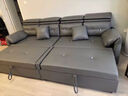 松南廣東佛山原創(chuàng  )可伸縮多功能貴妃沙發(fā)床兩用坐臥一體客廳帶音響沙發(fā) 總長(cháng)3.63m直排:大雙位+大雙位 高彈海綿款(軟硬適中) 曬單實(shí)拍圖