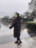 鹿王戀雪韓系連帽羽絨棉服女冬季2025年新款中長(cháng)款加厚保暖面包服棉襖外套 黑色 XL 曬單實(shí)拍圖