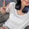 HKMW索尼SONY適用電競(jìng)?cè)鏌o線頭戴式藍(lán)牙耳機(jī)HIFI降噪運(yùn)動(dòng)可插卡電腦手機(jī)通用3d立體頭戴式耳機(jī) 耀月黑【5.3智能高清拔插麥+Type 標(biāo)配 官配套餐 曬單實(shí)拍圖