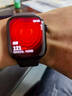 Apple/蘋果 Watch Series 10 智能手表GPS款42毫米亮黑色鋁金屬表殼黑色運動型表帶S/M MX1M3CH/B 曬單實拍圖