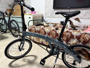 大行（DAHON）P10折疊自行車(chē)20英寸10速鋁合金成人通勤V剎 PAA003 消光灰藍 曬單實(shí)拍圖