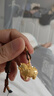 中銀億金唐馬黃金項鏈女古法足金琺瑯吊墜生日中秋節(jié)禮物送女友老婆媽媽 古法唐馬吊墜【金重約8.2g】 曬單實拍圖