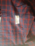 紅豆（Hodo）【100%純棉】長(cháng)袖襯衫男25秋季格紋長(cháng)絨棉休閑磨毛襯衣男款 曬單實(shí)拍圖