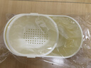 【懶人必備】嗑瓜子神器零食水果收納盒堅果客廳茶幾家用瀝水果盤(pán) 【顏色隨機】懶人雙層·瀝水果盤(pán) 曬單實(shí)拍圖