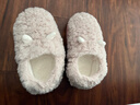 潔麗雅棉拖鞋女秋冬季2025新款室內家居防滑全包跟月子鞋毛絨棉鞋男外穿 灰粉 36-37 【適合35-36碼】 曬單實(shí)拍圖