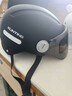 迅霆（XUNTING）大號電動(dòng)車(chē)頭盔男女士3C認證大碼電瓶車(chē)摩托車(chē)半盔夏季防曬透氣四季通用新國標安全帽 3C大碼 黑色【短茶+短透】58-64cm 曬單實(shí)拍圖