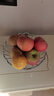 青蘋(píng)果果斗玻璃果盤(pán)歐式簡(jiǎn)約客廳婚慶節日零食彩盒裝8.45英寸 曬單實(shí)拍圖