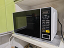 美的（Midea）微波爐家用小型20升轉盤(pán)加熱 智能菜單 一鍵解凍 殺菌電子除味 薄膜按鍵（M1-L213C） 曬單實(shí)拍圖