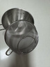 懶角落瀝水籃洗菜盆不銹鋼盆洗菜籃廚房洗水果瀝水盆細密網(wǎng)孔淘米盆神器 15cm瀝水籃+15cm瀝水盆 曬單實(shí)拍圖