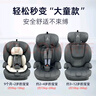 bebelock兒童安全座椅汽車(chē)用9個(gè)月-12歲寶寶車(chē)載坐椅增高墊可折疊通用便攜 太空灰-isofix接口款 i-Size認證 曬單實(shí)拍圖