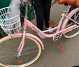 飛鴿（FG FLYING PIGEON）自行車(chē)成人通勤車(chē)自行車(chē)學(xué)生單車(chē)成人自行車(chē)通勤自行車(chē)女士自行車(chē) 高配櫻花粉|6速|(zhì)輻條輪+禮包 26寸適合160-185cm 曬單實(shí)拍圖