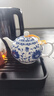 盛天下 景德鎮陶瓷青花瓷小茶壺釉中彩過(guò)濾泡茶單壺小號功夫茶具手抓壺 纏枝蓮-320ML 曬單實(shí)拍圖