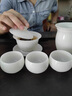 Bylure品牌冰種玉瓷茶具套裝璞玉白瓷蓋碗茶壺茶杯輕奢家用陶瓷高檔禮盒 3號羅漢杯13件蓋碗+茶壺+禮盒包裝 曬單實(shí)拍圖
