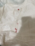 三彩大碼女裝2025夏季新款連衣裙圓領(lǐng)短袖刺繡開(kāi)叉胖MM 曬單實(shí)拍圖
