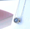 施華洛世奇（SWAROVSKI）UNA Angelic項鏈女吊墜輕奢送女友老婆女七夕情人節(jié)禮物 棱鏡冰藍 5662142 曬單實拍圖
